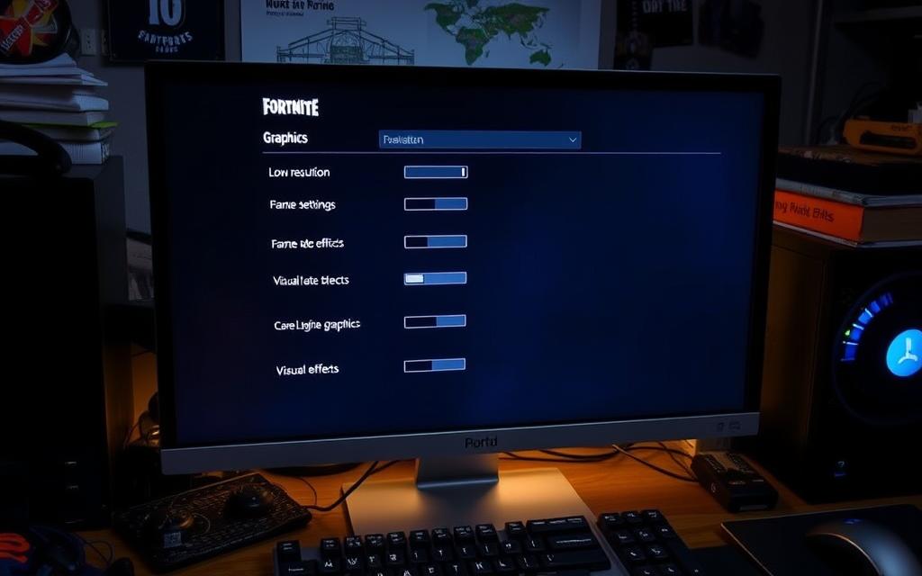 display settings for Fortnite