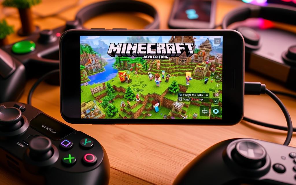 how to play minecraft pc on android