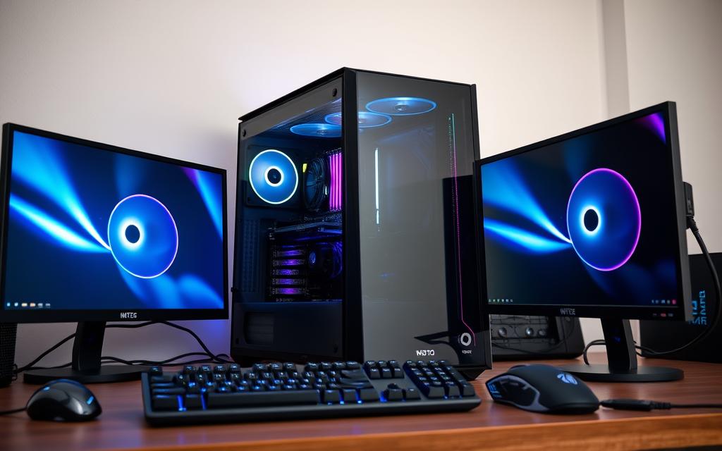 upgradeable gaming PC with peripherals